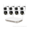 Icsee VMX 4CH 8CH 4MP 5MP PTZ CCTV System: Wireless PTZ Camera Kit with NVR